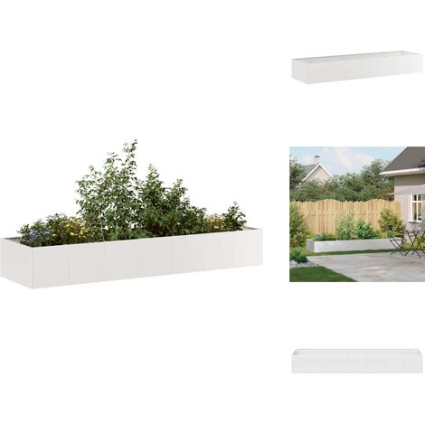 Pflanzkübel 280x80x40 cm Edelstahl - Pflanzkübel - Pflanzgefäß - Pflanzschale - Hochbeet (1/5)