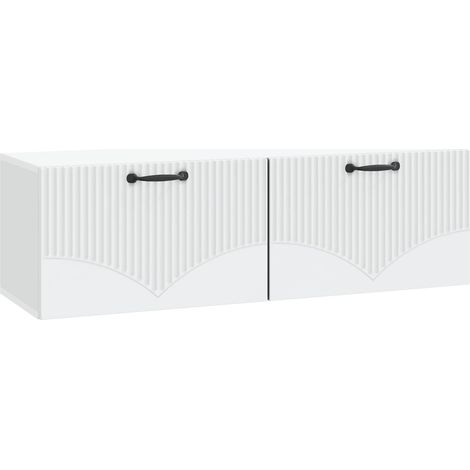 Maison Exclusive - Mobile Porta TV da Muro Bianco 98 x 31 x 30 cm (1/5)
