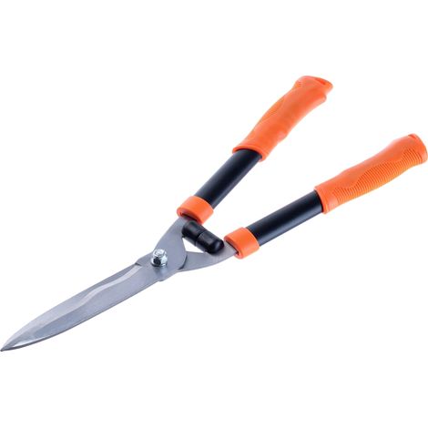 Heckenschere, Stahlklingen, 53 cm Länge, geeignet für Sträucher und Hecken, sauberer Schnitt, ergonomischer Griff (1/5)