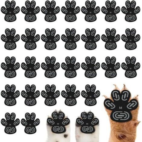 Lot de 28 chaussures antidérapantes pour chiens - Protection des pattes de chien - Antidérapantes - Taille M