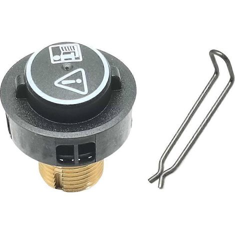 Bouchon de réservoir de rechange pour nettoyeur vapeur Karcher SC4 SC5, soupape de sécurité, couvercle de chaudière avec anneau de retenue (1/5)