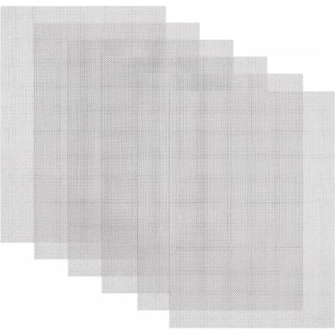 6 Pièces Grillage Anti Rongeur Rigide et Fin, Plaques Grillage Acier Inoxydable 20 Mailles A5, Treillis Métallique Anti Nuisibles, pour Ventilation, Fenêtres, Portes, Filtres, 15x21cm (1/5)