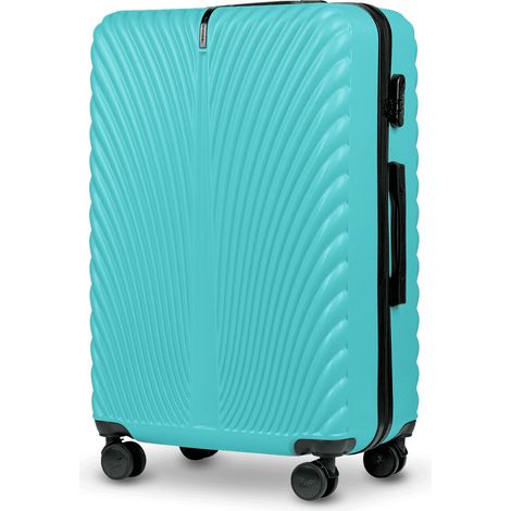 Maleta grande Wings SWAN de 71 cm (28"), color azul claro.