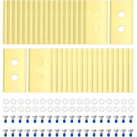 Lot de 36 Lames De Rechange Universelles En Titane Pour Tondeuse Robotique, Acier Inoxydable, Pour Worx Et Einhell