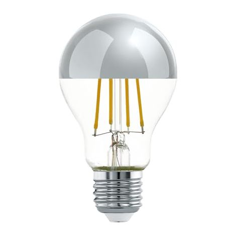 Ampoules LED E27, phares argentés polis miroir, éclairage anti-éblouissement, lumière blanche chaude. (1/5)