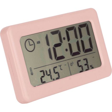 Alarme portable de température et d'humidité, un instrument numérique de surveillance de la température et de l'humidité adapté aux bureaux, aux serres, aux voitures et autres lieux. (1/5)