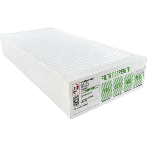 Filtre DOMEO EVO 315 SERENITE absorption grosses particules S&P 170010
