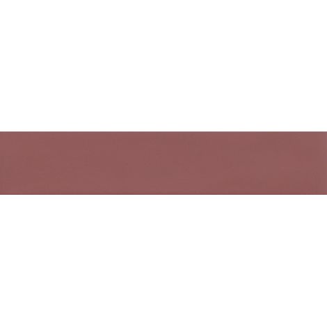 Carrelage sol / mur brique effet béton rouge mate 6x30 cm WADI GARNET (vendu par boite de 0,50m2) (1/5)