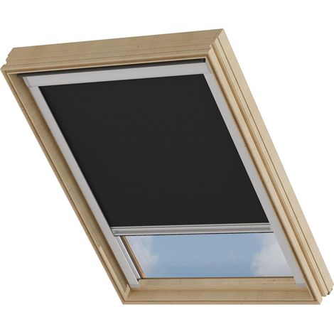 Cocoon Dachfensterrollo, Verdunklungsrollo - Schwarz - Kompatibel mit VELUX - PK06