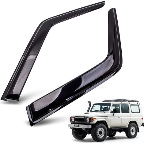 2 pièces Weathershield Visière de fenêtre pour Toyota Landcruiser 70 76 78 79 (1/5)