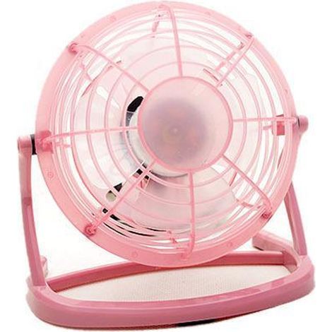 Tischventilator – 15 cm – Metallgehäuse – USB-Anschluss – 360° verstellbarer Neigungswinkel – 1 Stück (1/5)