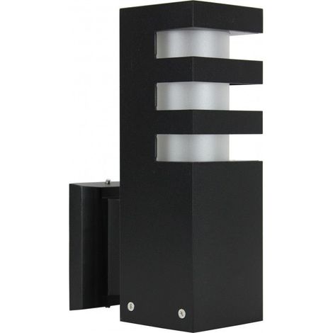 Applique esterno alluminio nero E27 IP54 SU-MA RADO (1/4)