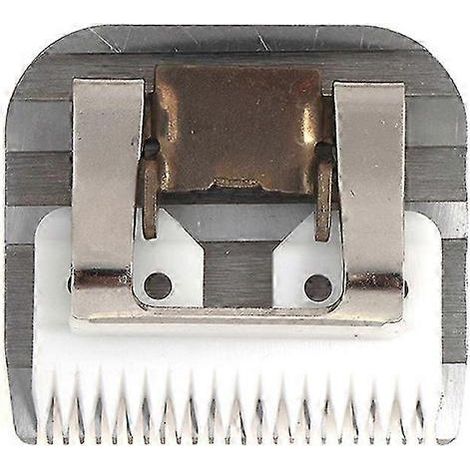 Lame de tondeuse professionnelle en céramique n° 10 pour animaux de compagnie (Andis, Oster A5, Wahl KM) - Lame détachable à refroidissement optimisé - Coupe de précision de 1,5 mm (1/5)