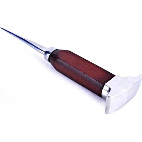Cueillette de Glace en Acier Inoxydable de 7 Pouces avec Une poignée en Bois de sécurité Outil de glaçons pour Les Barres de Cuisine (1/5)