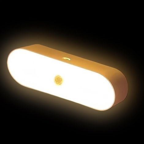CCYKXA Universelle Bewegungsmelderleuchte für den Innenbereich, automatische Beleuchtung mit Präsenzsensor, tragbares magnetisches kabelloses Nachtlicht für das Schlafzimmer (1/5)