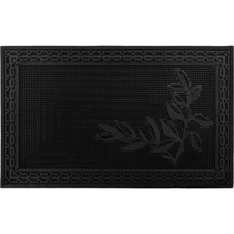 Foliage Scraper Rubber Pin Doormat, 45x75cm (1/4)