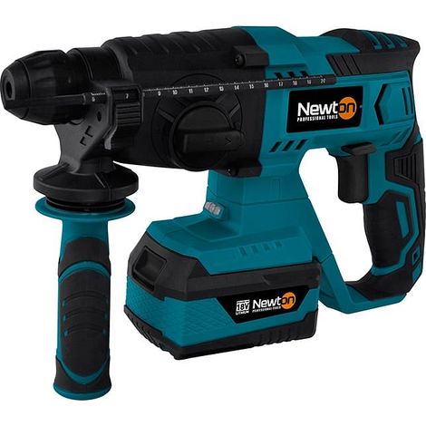 NEWTON Trapano tassellatore a batteria litio 18v 4 ah, attacco sds plus (1/3)