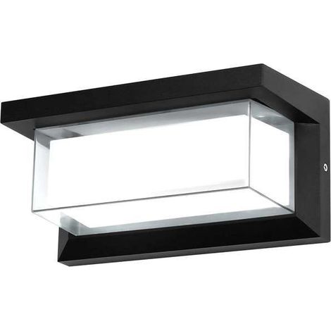Applique Murale Extérieur LED 18W IP66 Étanche Aluminium Noir Blanc Froid (1/4)