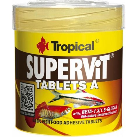 Tropical Supervit Tablets A 50ml/80pz (1/2)