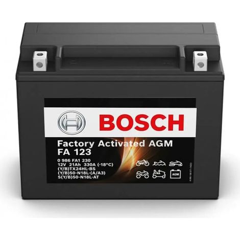 Batería de Moto Bosch FA123 (Y50N18L-A-YTX24HL-BS) 21Ah 330A 12V (1/5)
