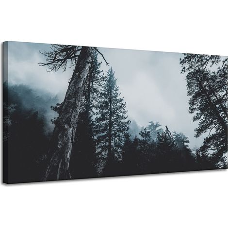 Leinwanddruck Natur Baumkronen 120x60 cm