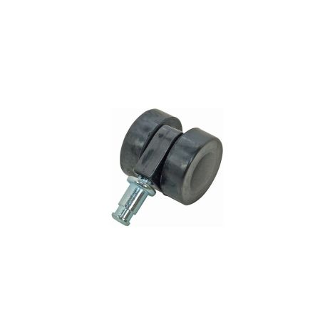 James 40mm Black Double Wheel Roulette per aspirapolvere numerato - 204000