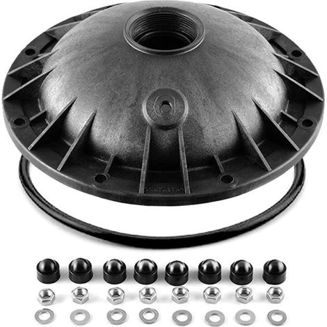 Astralpool – Couvercle + joint filtre à sable Berlin – Pièce détachée pour filtre de piscine – Écrous et bouchons inclus – Compatible modèles Servaqua et Berlin D900 (1/5)