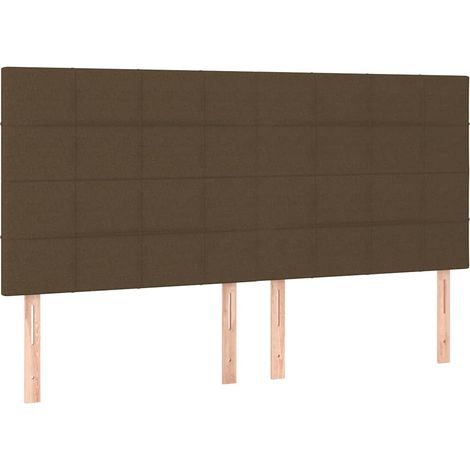 Maison Exclusive - Cabecero de cama marrón oscuro 180x5x118/128 c (1/5)