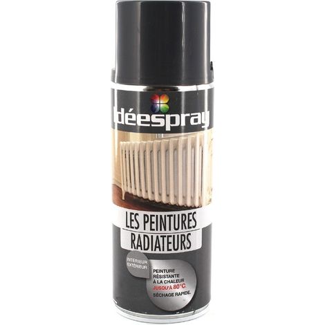 Bombe de peinture radiateur gris chaud - Sinto