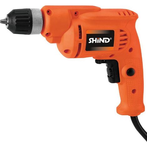 TRADE SHOP - Trapano Elettrico Avvitatore Reversibile Autoserrante 550 W 2-13 Mm Percussione - (1/5)