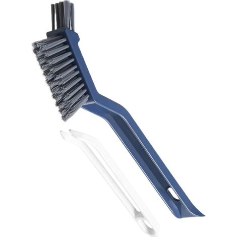 2 brosses de nettoyage à poils durs pour carrelage et coulis profonds - outils de nettoyage pour les interstices et les coins (1/5)