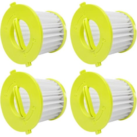 Lot de 4 filtres de rechange pour aspirateur Ryobi 18V ONE+ PCL700 PCL704 PCL705 (1/5)