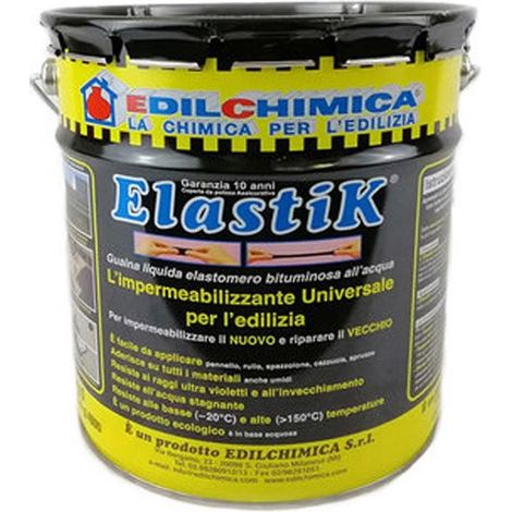 Elastik latta da 20 kg guaina liquida elastomero bituminosa all’acqua