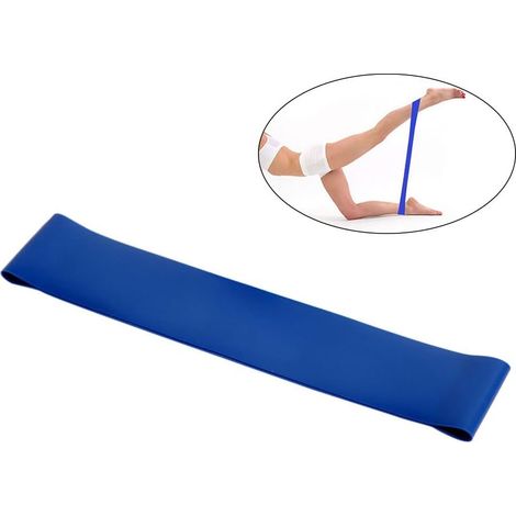 MINKUROW Fasce Elastiche Per Esercizi Con Fascia Elastica Per Esercizi In Casa, Palestra, Yoga, Fitness, Blu (1/2)