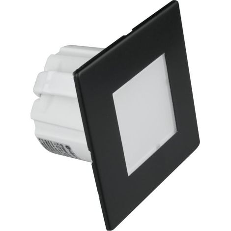 LED-Treppenleuchte 1,2 W, quadratisch, matt schwarz, DPM (1/5)