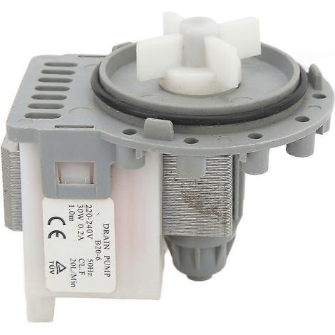 Pompe de vidange pour lave-linge 30 W, pompe de vidange haute efficacité 20 L/min, 220-240 V CA (1/5)