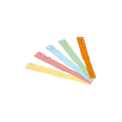 Bracciale in plastica Kerbl per manzo, 37 x 3,8 cm, arancione