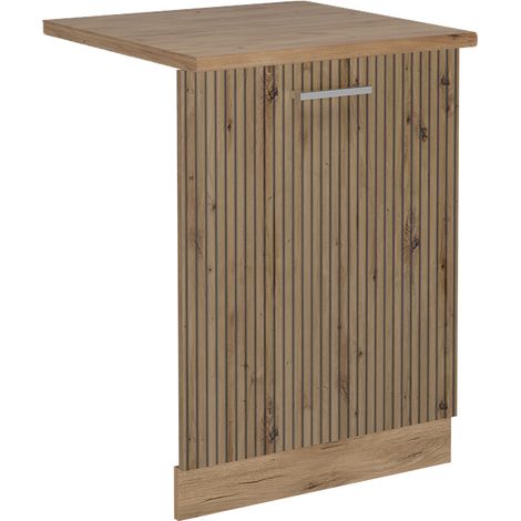 Coperchio per lavastoviglie R-Line, Rovere artigianale, 60 cm , PL Rovere, Vicco