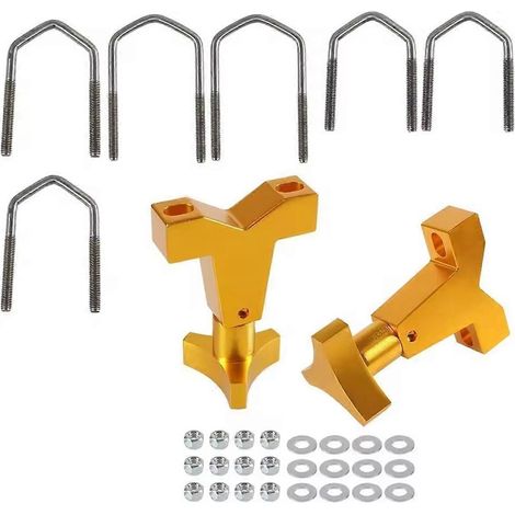 Universal-Dachträger mit hoher Hubkraft (1-2,5 Zoll) für Jeep Wrangler JK TJ, D-Gold