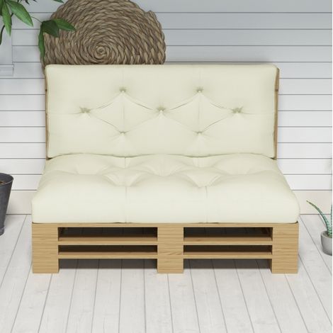 Coussin de siège extérieur 2 pièces 120x80 cm HAVRYA (1/3)