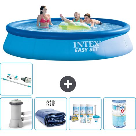 Intex Piscina Easy Set Rotonda - 396x84 cm - 8-pezzi  S41084 (1/5)