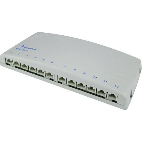 Panneau de brassage 12 ports Telegärtner 100006997 CAT 6a 1 UH W70089 (1/2)