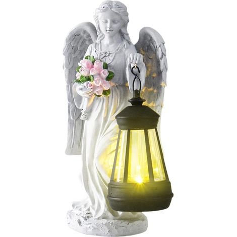 Solaires pour Cimetière - Décor Extérieur Fantaisiste en Résine - Ange (1/5)