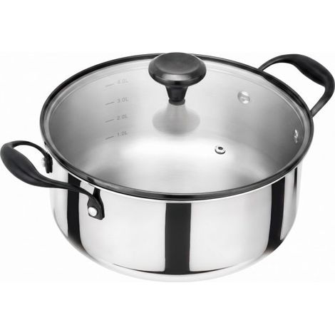 Marmite 28cm acier inoxydable Triply Arthur Martin AM3554 (1/5)