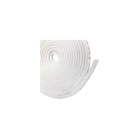 Selbstklebende, wind- und staubdichte Bürstenleiste für Fenster und Schiebetüren, 10 m x 9 mm x 9 mm, weiß - Crezuo (1/4)