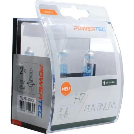 2 Ampoules H7 55w +130 Platinum
