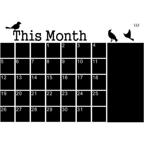 Papier peint calendrier écologique en PVC pour un plan organisé (1/5)