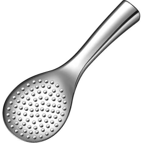 Reislöffel aus Edelstahl, antihaftbeschichtet, ergonomischer Griff, vertikaler Ständer, multifunktional, 20 cm (7,9 Zoll). (1/5)