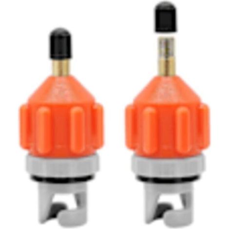 Adaptateur pour pompe SUP (lot de 2) - Convertisseur universel pour pompe de bateau gonflable SUP - Adaptateur de valve d'air - Connecteur de tête de pompe
