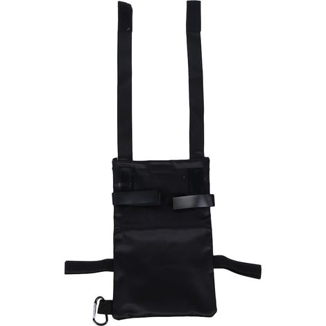 Poche de rangement pour béquille noir - Accessoire médical pour personne âgée ou convalescente (1/5)
